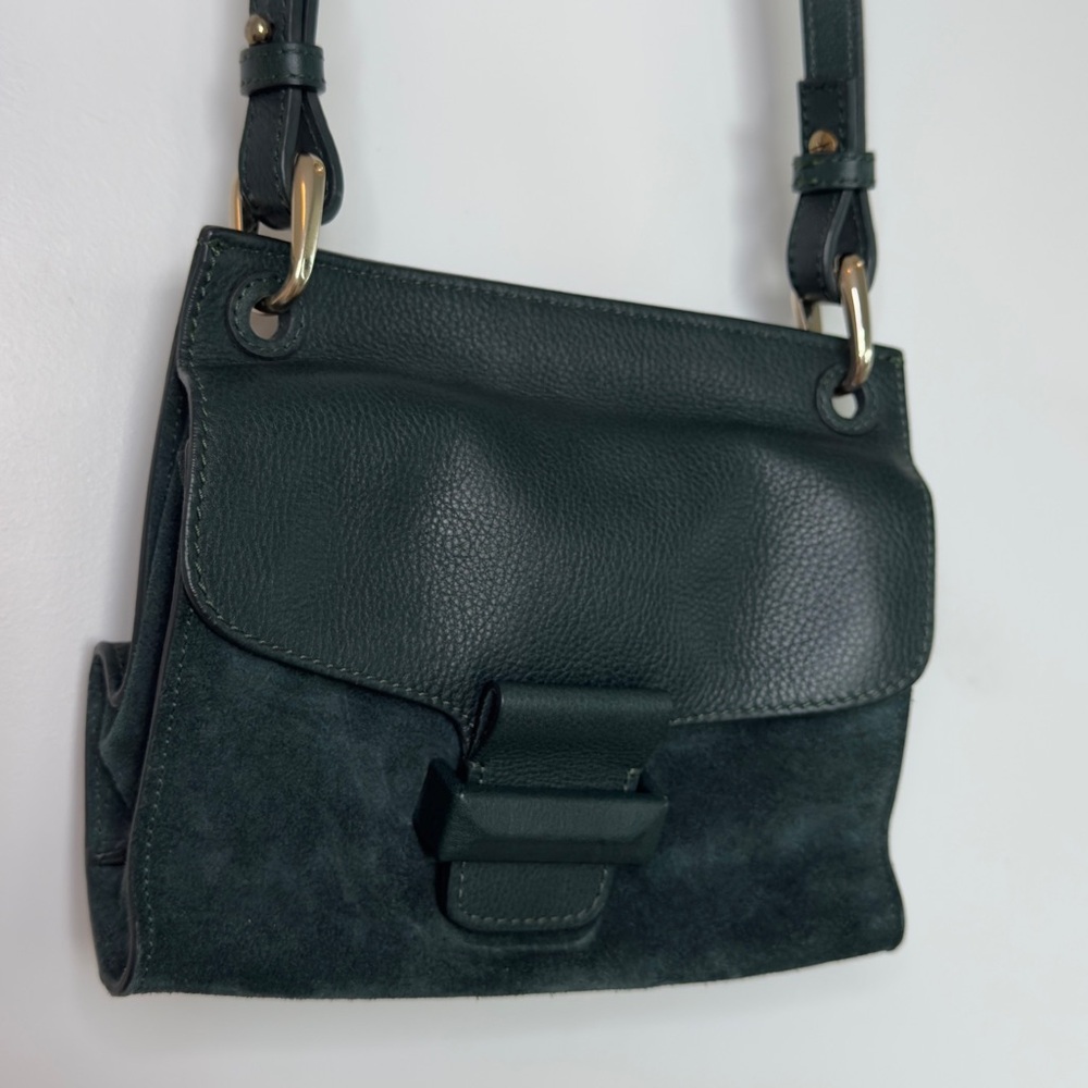 Massimo Dutti Teal Crossbody Bag - Picture 2 of 6
